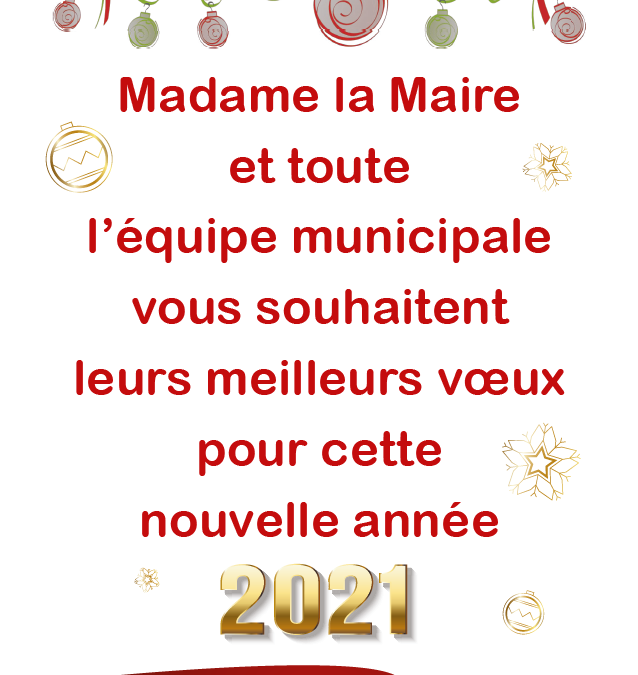 [Vidéo] Madame la Maire vous présente ses vœux