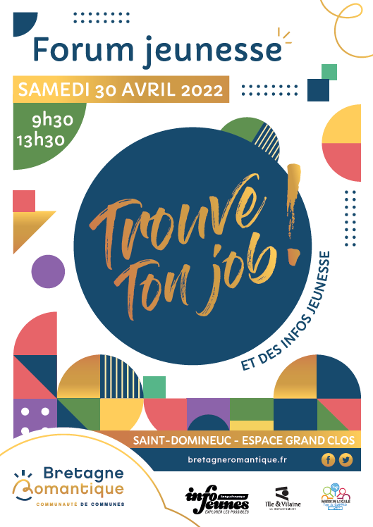 Forum jeunesse "Trouve ton Job" @ espace Grand Clos à Saint-Domineuc