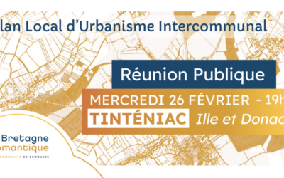 Réunion publique d’information Plan Local d’Urbanisme intercommunal (PLUi)