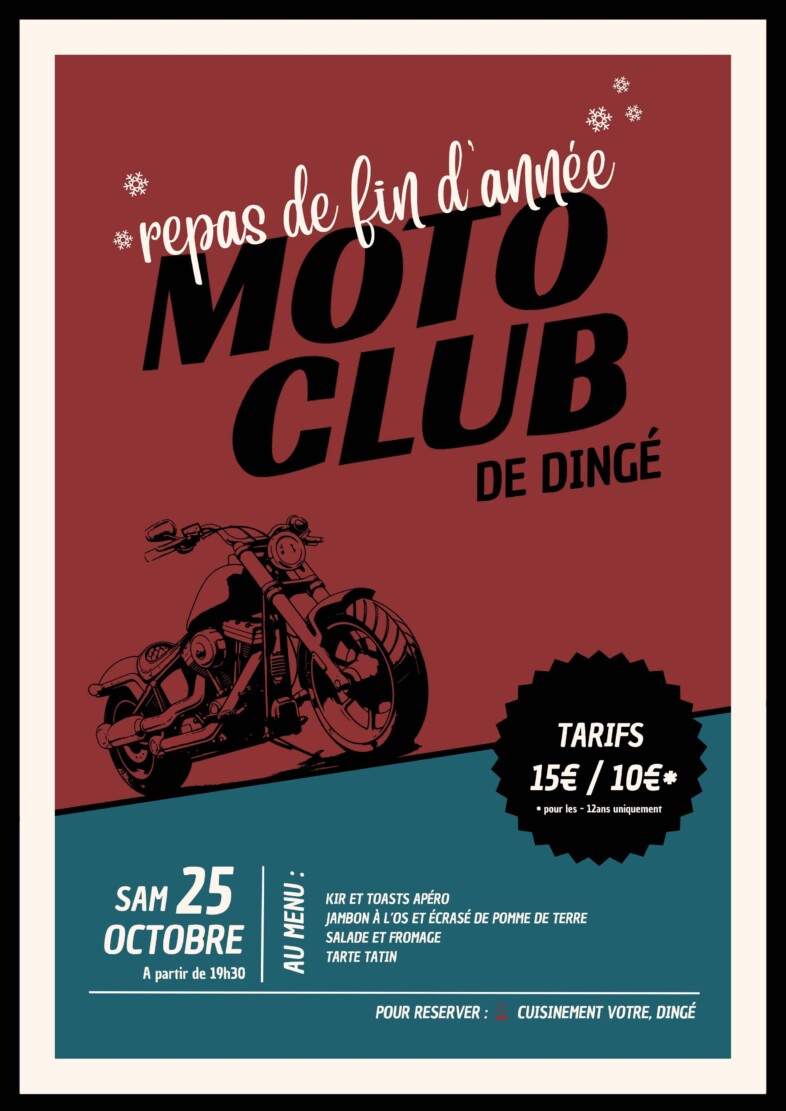 Repas Moto Club de Dingé